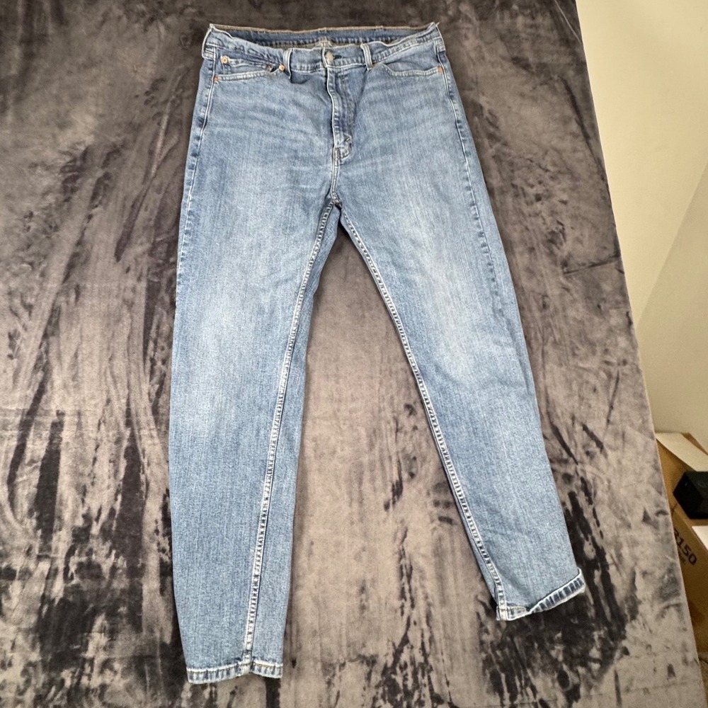 Levi's 505 Regular Fit Jeans Mens 40x32 Blue Denim Straight Leg 4293